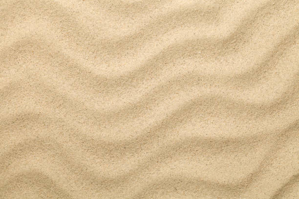 sandy background. sand beach texture for summer - pattern nature textured beach imagens e fotografias de stock