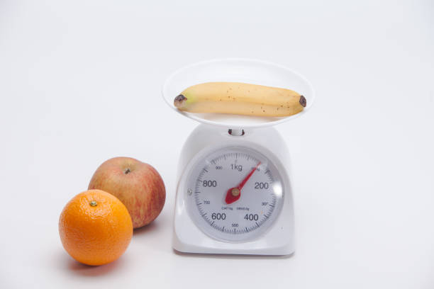 istock Set of fruit food scales for diet 945252294