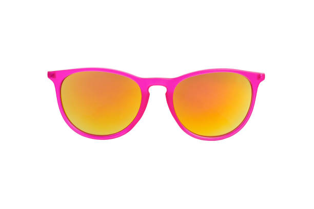 istock Pink sunglasses isolated on white background. 945253274