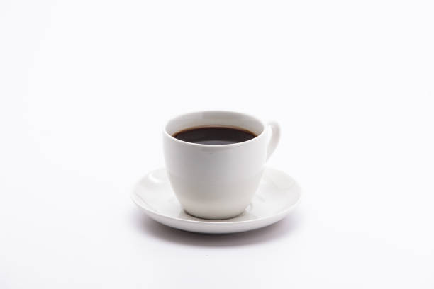 istock A cup of black coffee isolated on white background 945264754