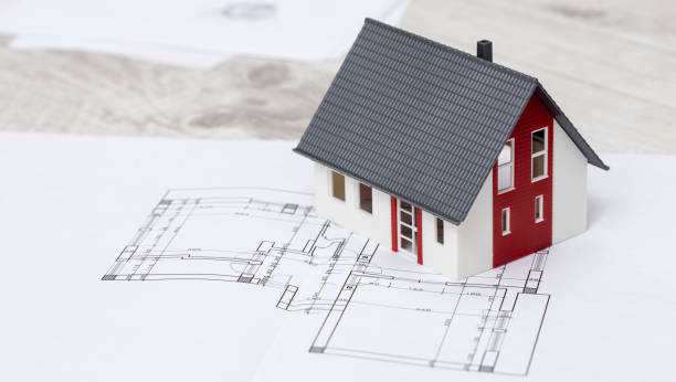 istock New model house on architecture blueprint plan 945267332