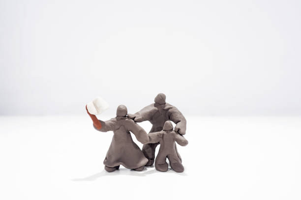 istock Patriot's Day celebration. Abstract photo. Figures made from Play Clay. 945274124