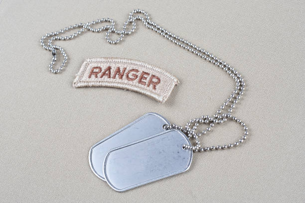 istock US ARMY ranger tab with dog tag 945274504