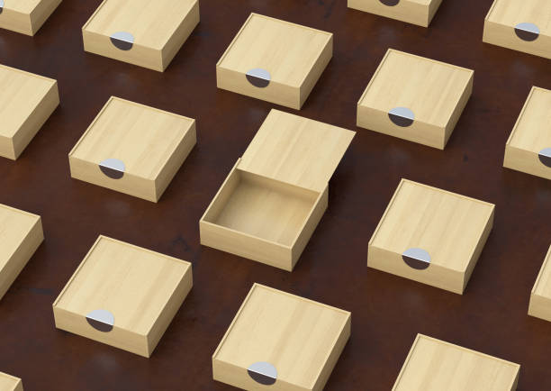 istock wooden boxes with slide lid 945275062
