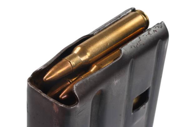 USGI M-16 20rd Magazine Vietnam war period with ammo USGI M-16 20rd Magazine Vietnam war period with ammo special forces vietnam stock pictures, royalty-free photos & images