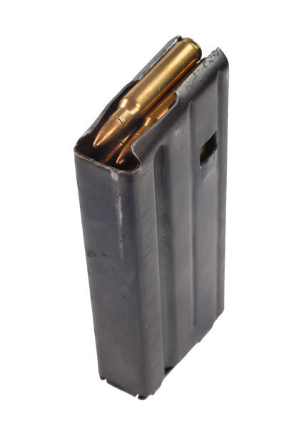 USGI M-16 20rd Magazine Vietnam war period with ammo USGI M-16 20rd Magazine Vietnam war period with ammo special forces vietnam stock pictures, royalty-free photos & images