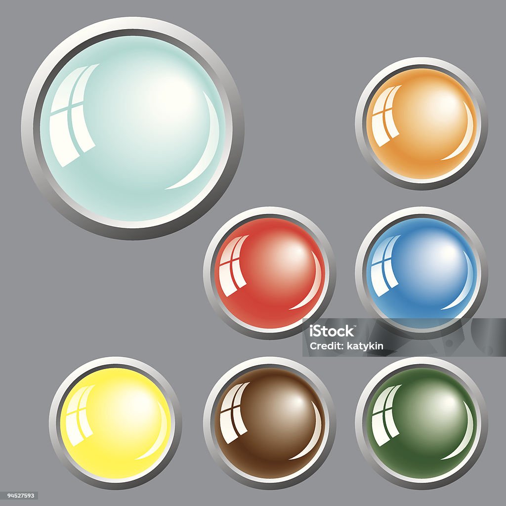 Colored buttons.  Color Image stock vector