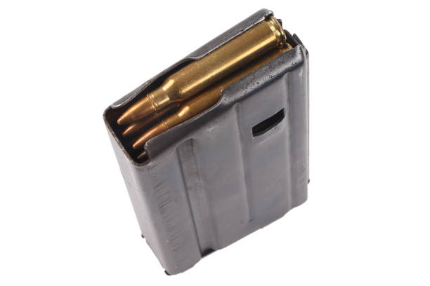 USGI M-16 20rd Magazine Vietnam war period with ammo USGI M-16 20rd Magazine Vietnam war period with ammo special forces vietnam stock pictures, royalty-free photos & images