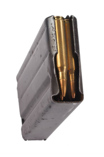 USGI M-16 20rd Magazine Vietnam war period with ammo USGI M-16 20rd Magazine Vietnam war period with ammo special forces vietnam stock pictures, royalty-free photos & images