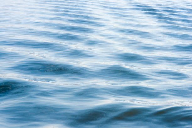 water surface with little waves
