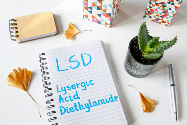 istock LSD Lysergic Acid Diethylamide written in a notebook 945285414
