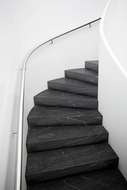 istock Modern stairs in house 945289126