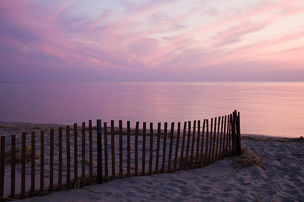 istock Colorful sunset by Lake Michigan 94529215