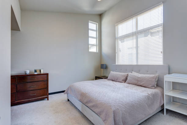 istock Lovely bedroom in soft beige tones. 945305346