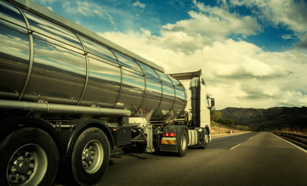 Tanker Tanker on the road fuel truck photos stock pictures, royalty-free photos & images
