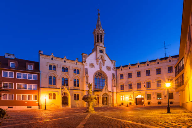 istock Old town square in downtown Sopron Hungary 945312952