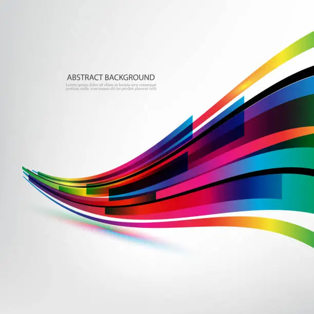 Vector illustration of Abstract technology lines vector background
