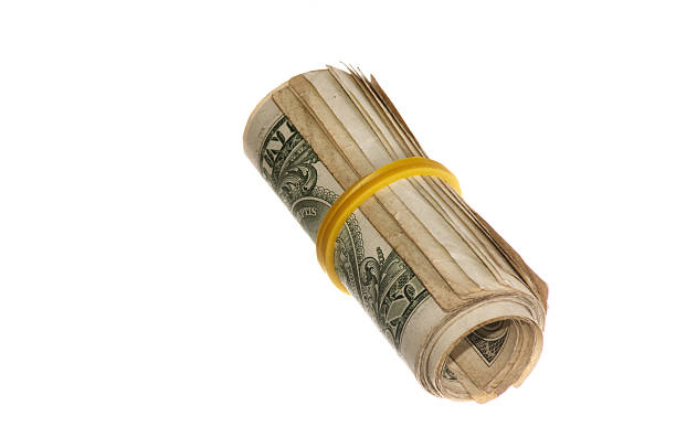 istock Green roll of dollars 94534659