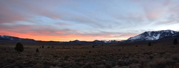 istock Bloody Gulch, Inyo sunset panorama 945350050
