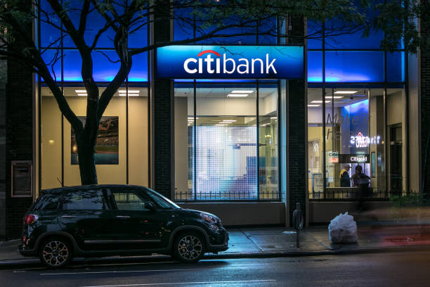 citibank. - symbol finance corporate business manhattan photos et images de collection