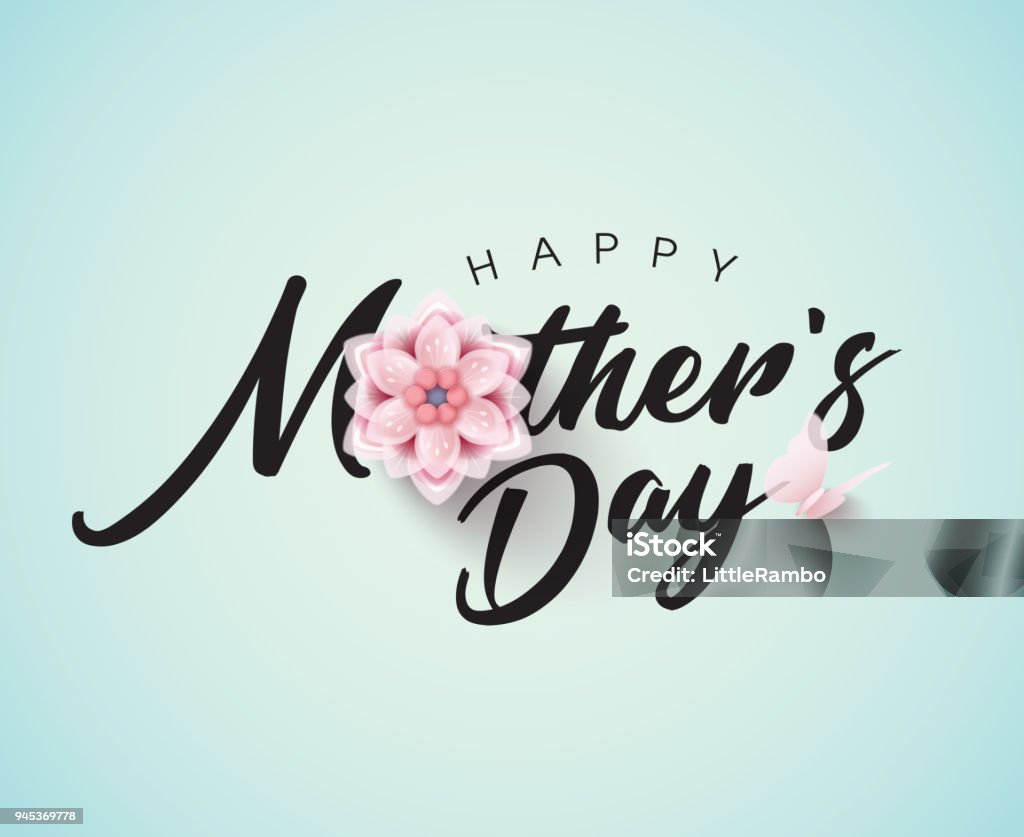 Zonsverduistering boete nietig Happy Mothers Day Kalligrafie Met Bloem Stockvectorkunst en meer beelden  van Moederdag - Moederdag, Bloem - Plant, Begroeten - iStock