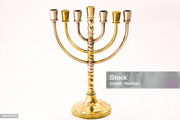 Candelabro Judeu - Fotografias de stock e mais imagens de Candelabro Judeu - Candelabro Judeu, Castiçal, Comemoração - Conceito