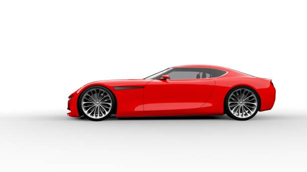 istock red sportscar studio shot 945384300