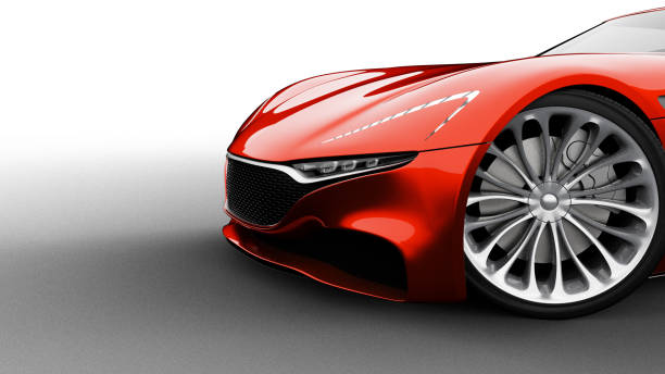 istock red sportscar studio shot 945384306