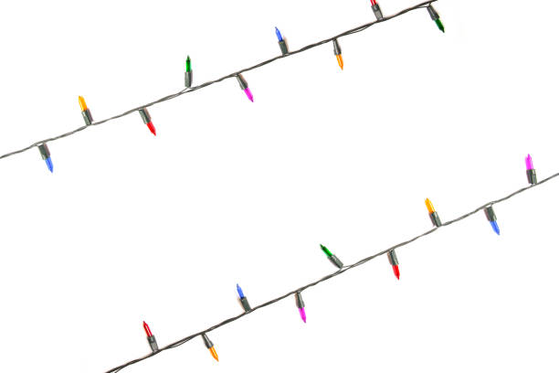 istock String of Christmas lights decoration isolated on white background 945384564