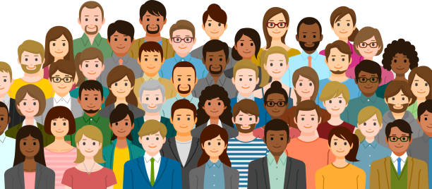 Group Of People Stock Illustration - Download Image Now - People, Group Of  People, Multiracial Group - iStock
