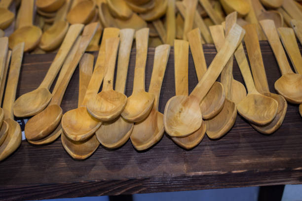 istock soup spoon or tablespoon made of wood 945390848