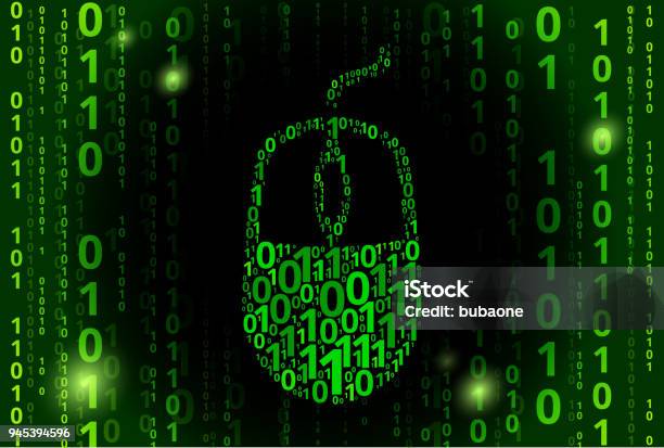 Code Mouse Image Computer Mouse Binary Code Vector Pattern Background Stock Illustration ...