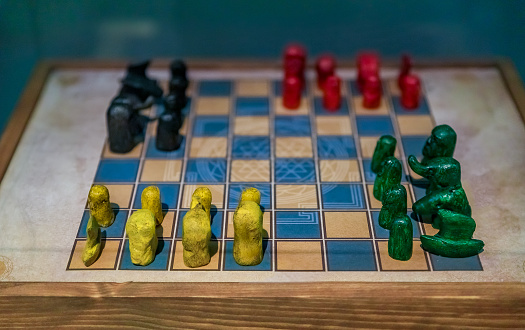 Chess piece in board