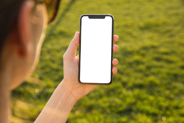 Woman Hand Holding Mobile Phone