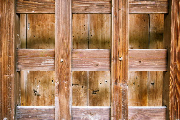 istock Background of a wooden lattice 945415930