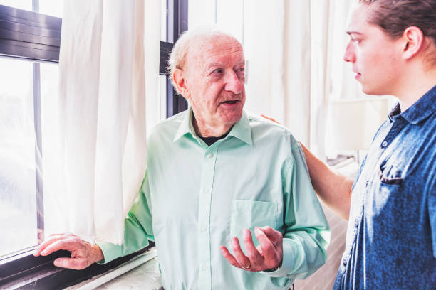istock Having a serious conversation with his grandson. 945420220