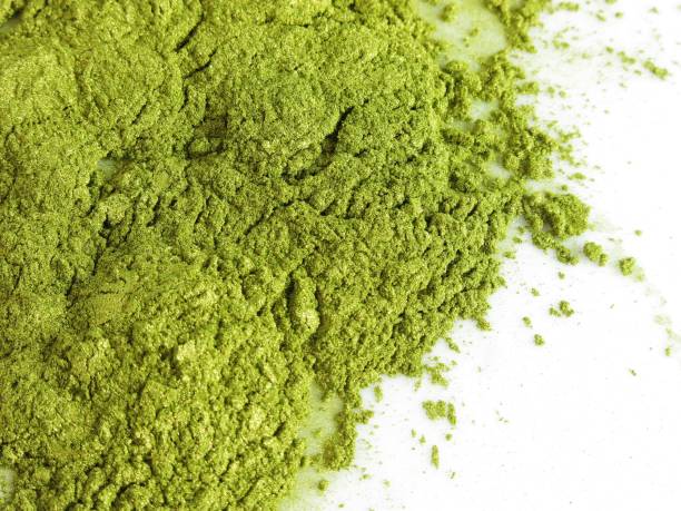 istock Olive green mica pigment powder 945424194