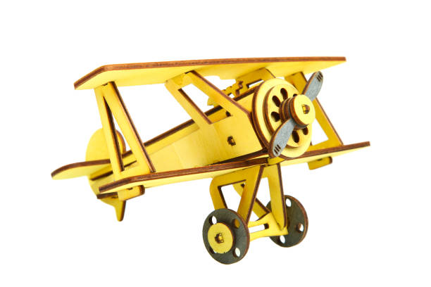 istock wooden model of an old airplane 945424384