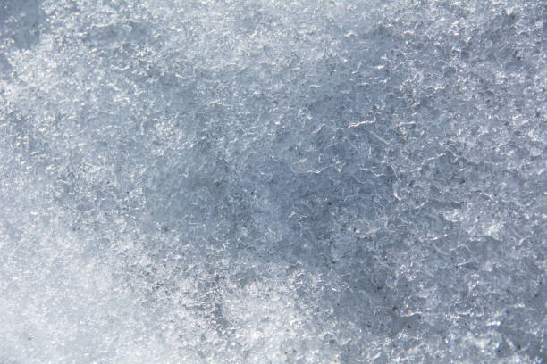 istock Close-up background of melted snow 945430554