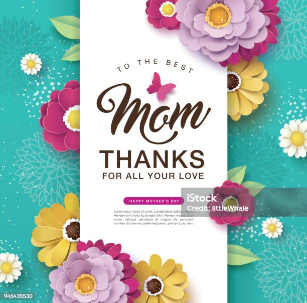Vetores de Feliz Dia Das Mães e mais imagens de Dia das Mães - Dia das Mães, Cartão de Felicitação, Flor