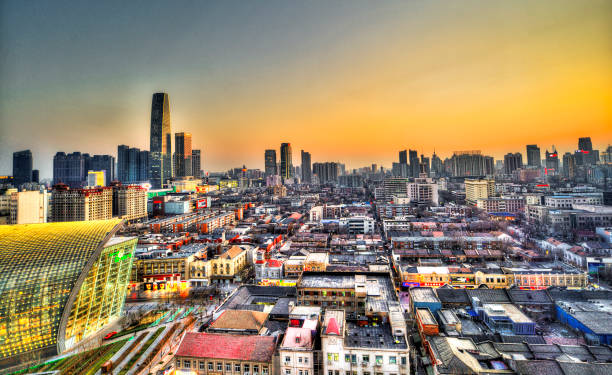 istock Tianjin city in China 945435844