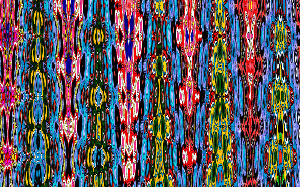 illustrations, cliparts, dessins animés et icônes de un fond abstrait unique de kaleidascope comme les couleurs et les motifs - kaleidoscope pattern eyesight toy