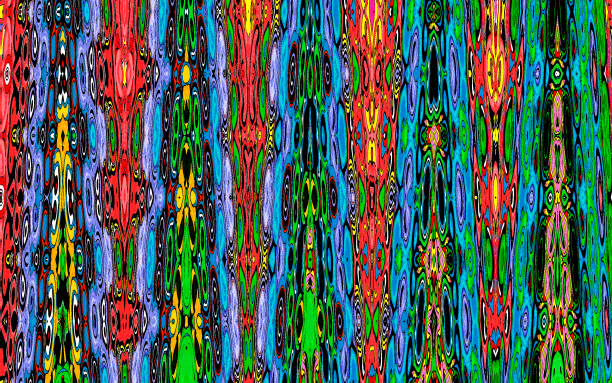 illustrations, cliparts, dessins animés et icônes de un fond abstrait unique de kaleidascope comme les couleurs et les motifs - kaleidoscope pattern eyesight toy