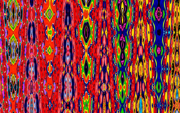 illustrations, cliparts, dessins animés et icônes de un fond abstrait unique de kaleidascope comme les couleurs et les motifs - kaleidoscope pattern eyesight toy