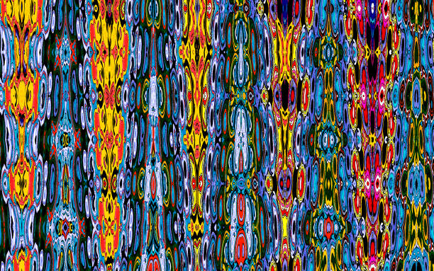 istock A unique abstract background of kaleidascope like colors and patterns 945439850
