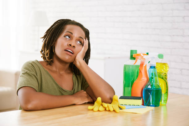 istock Tired of cleaning 945440342