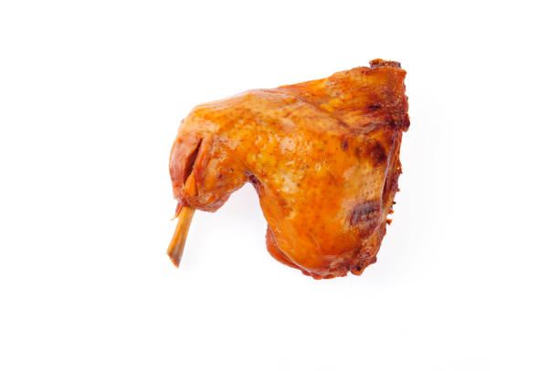 istock On a white background of the chicken leg 945442916
