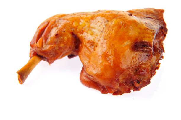 istock On a white background of the chicken leg 945443058