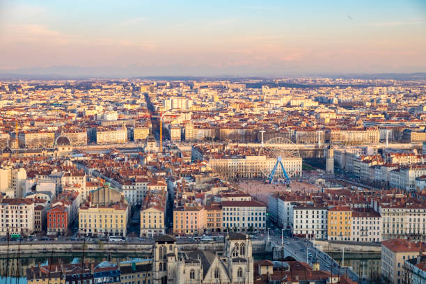 istock skyline of Lyon at the river Rhone 945461710