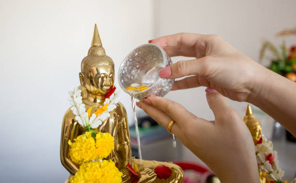 istock Songkran day, Thai culture concept 945467520